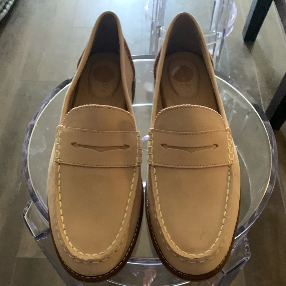 Pink Sperry Loafers